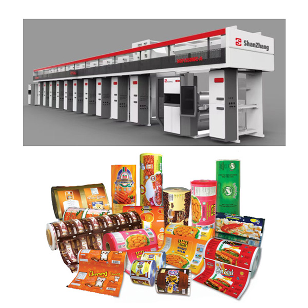 Máy in màu bản lõm trục điện tử tốc độ cao SGF-WZ-D